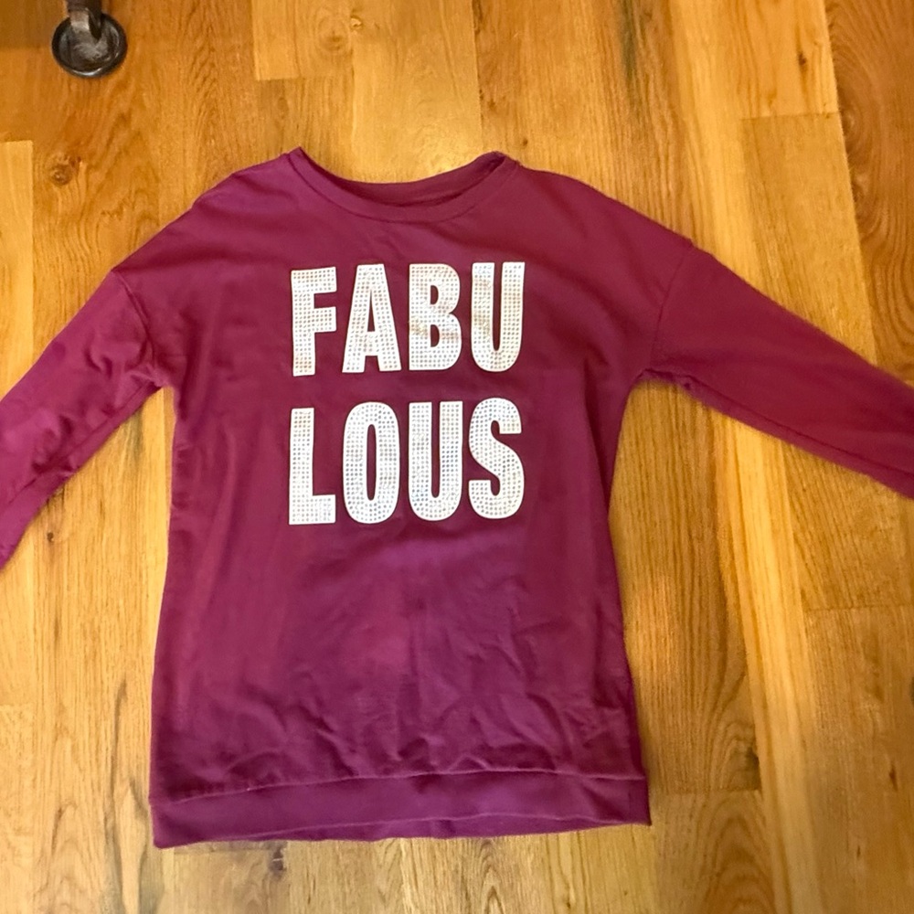 Fabulous Kids' Maroon sweatshirt